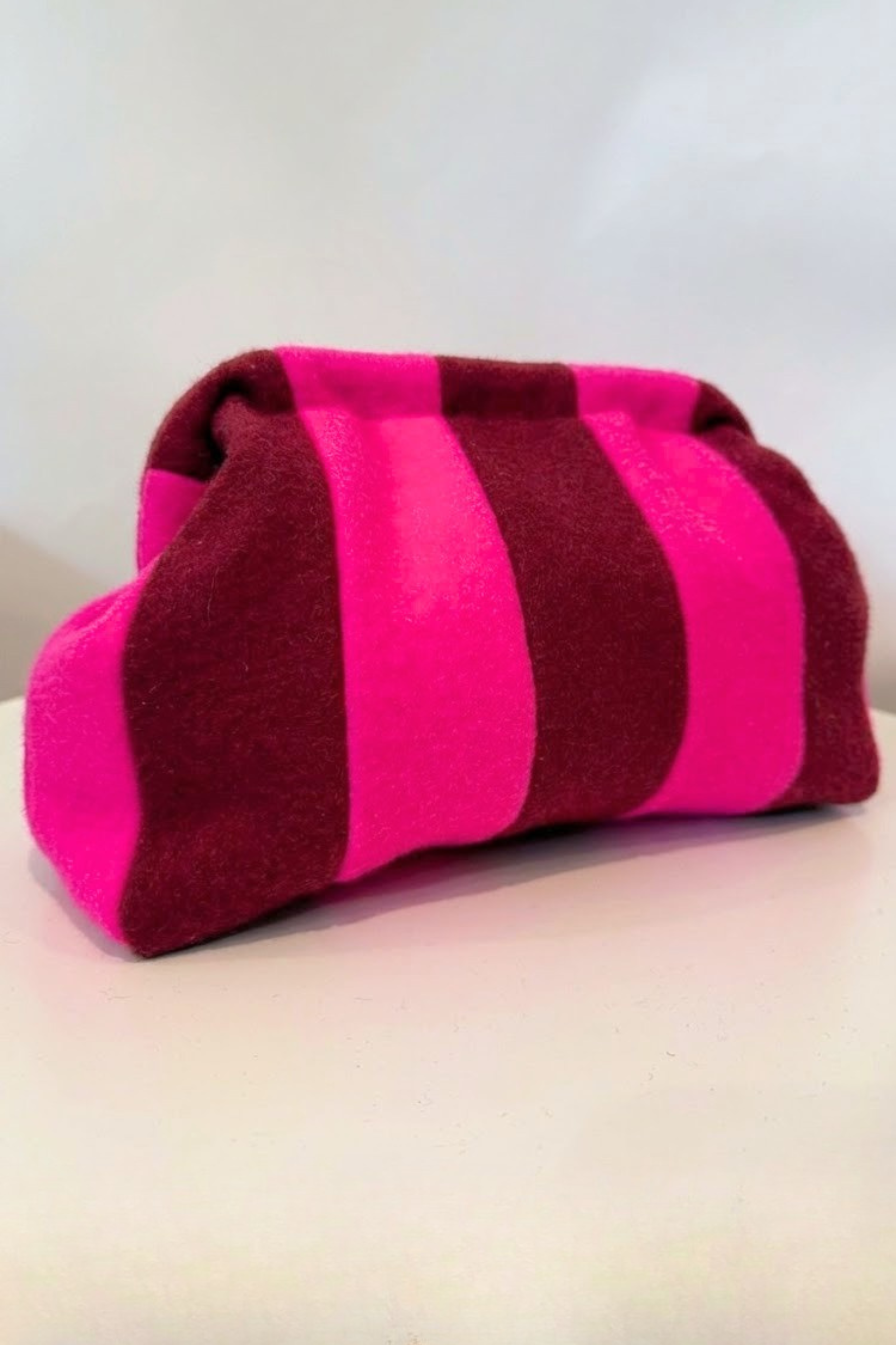 The Woollen Stripe Clutch