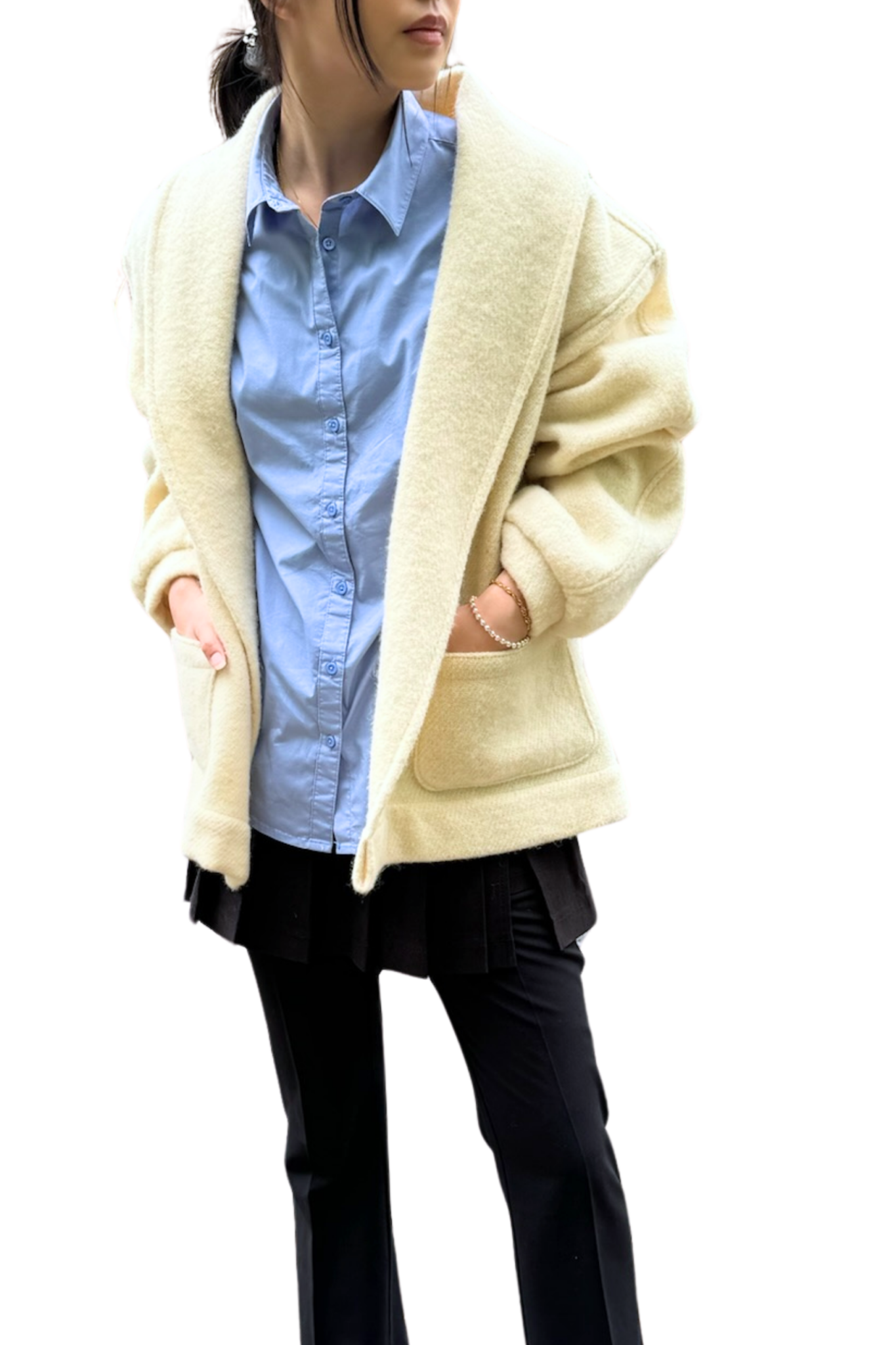 Pure Canadian Wool Crop Jacket
