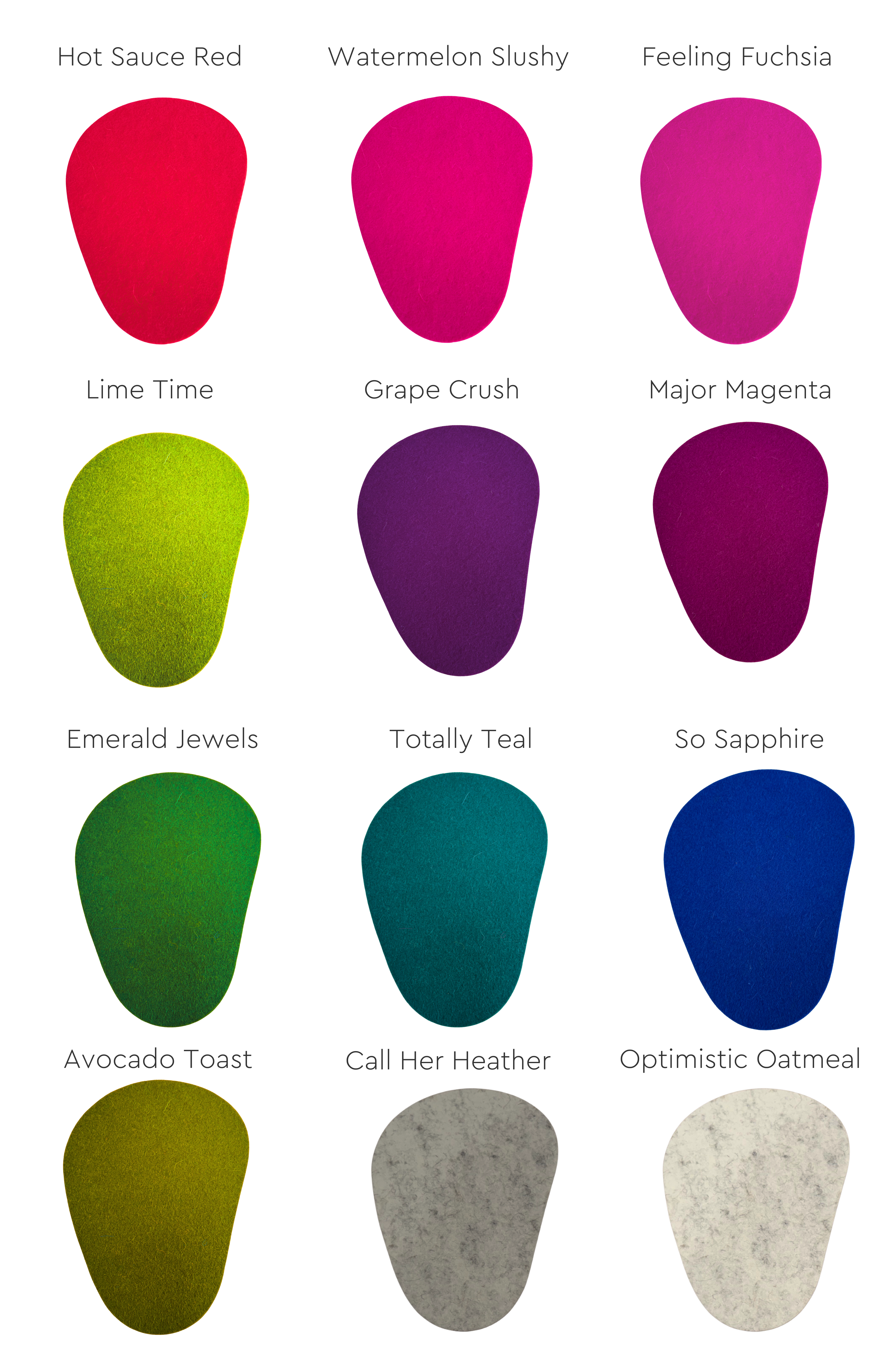 Pebble Wool Coasters