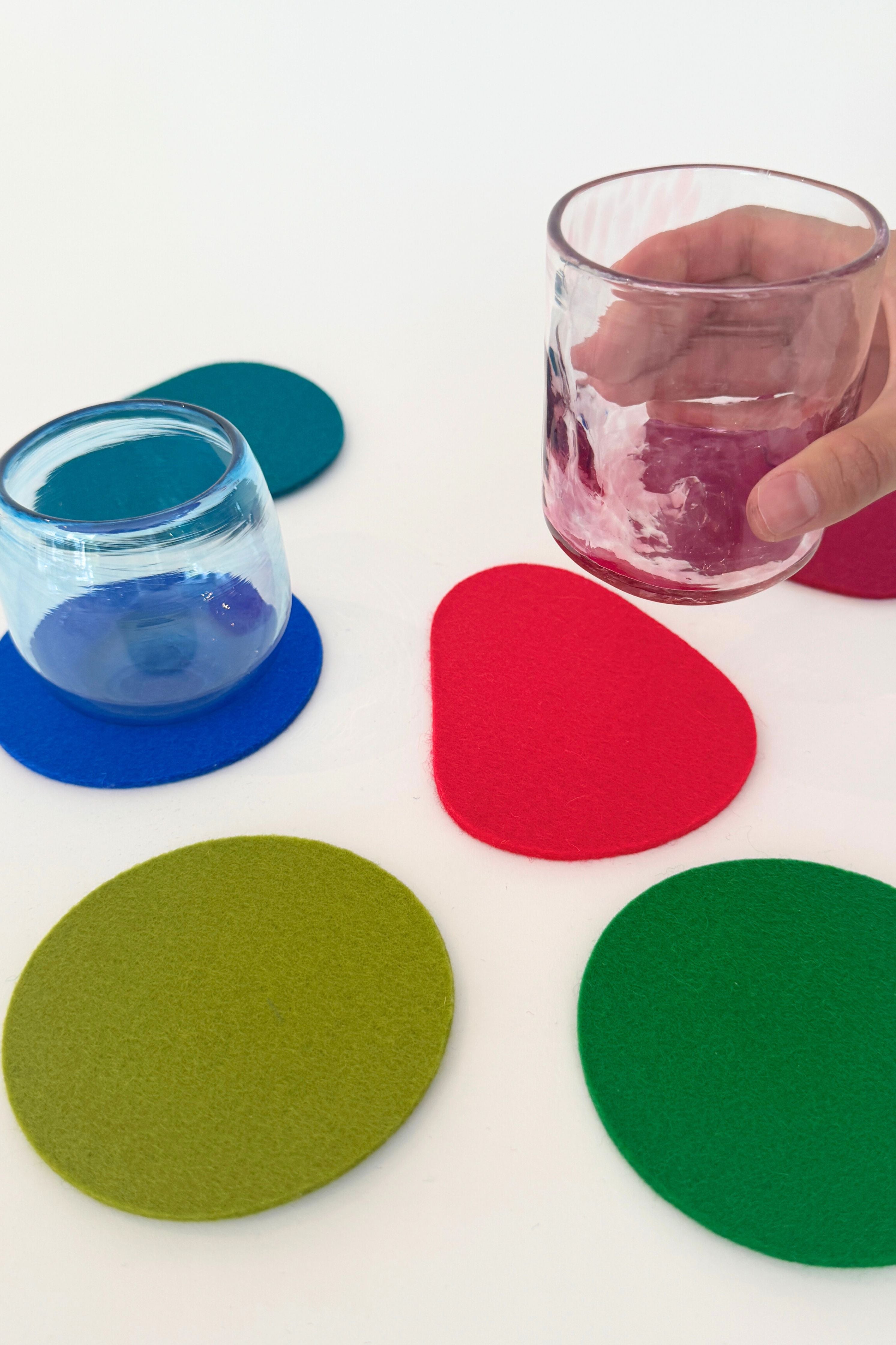 Pebble Wool Coasters