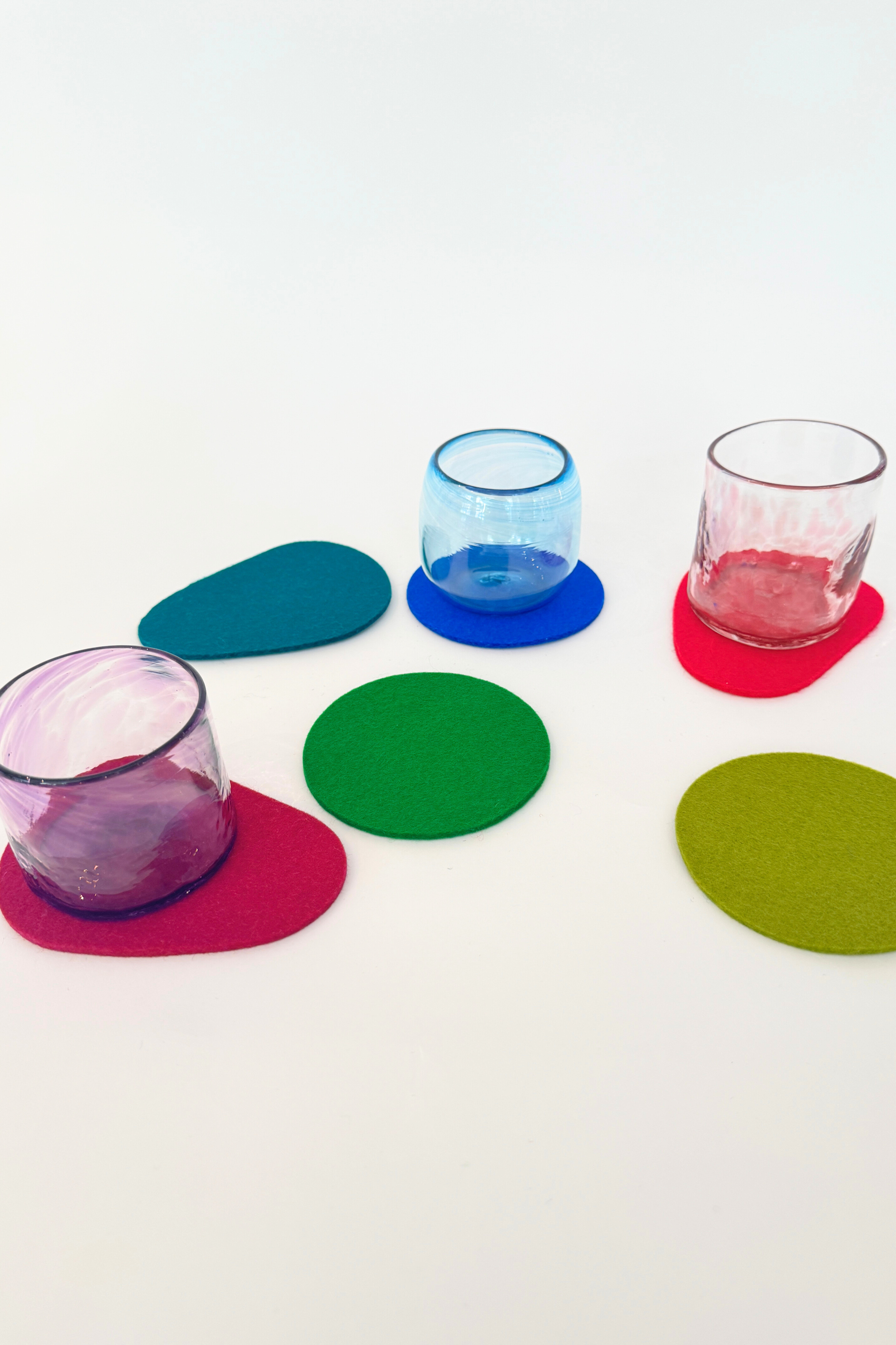 Round Wool Coasters