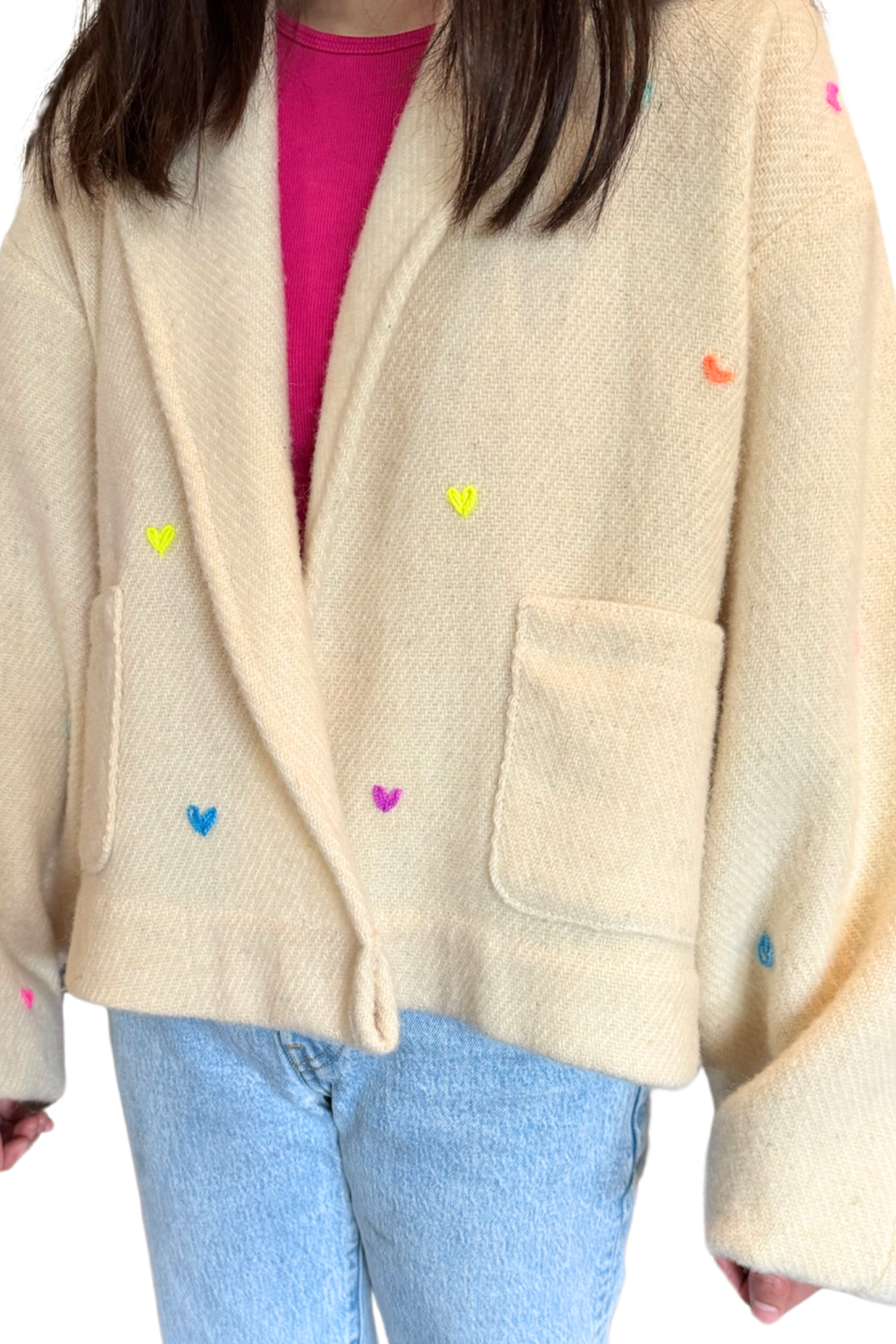 Pure Canadian Wool Crop Jacket