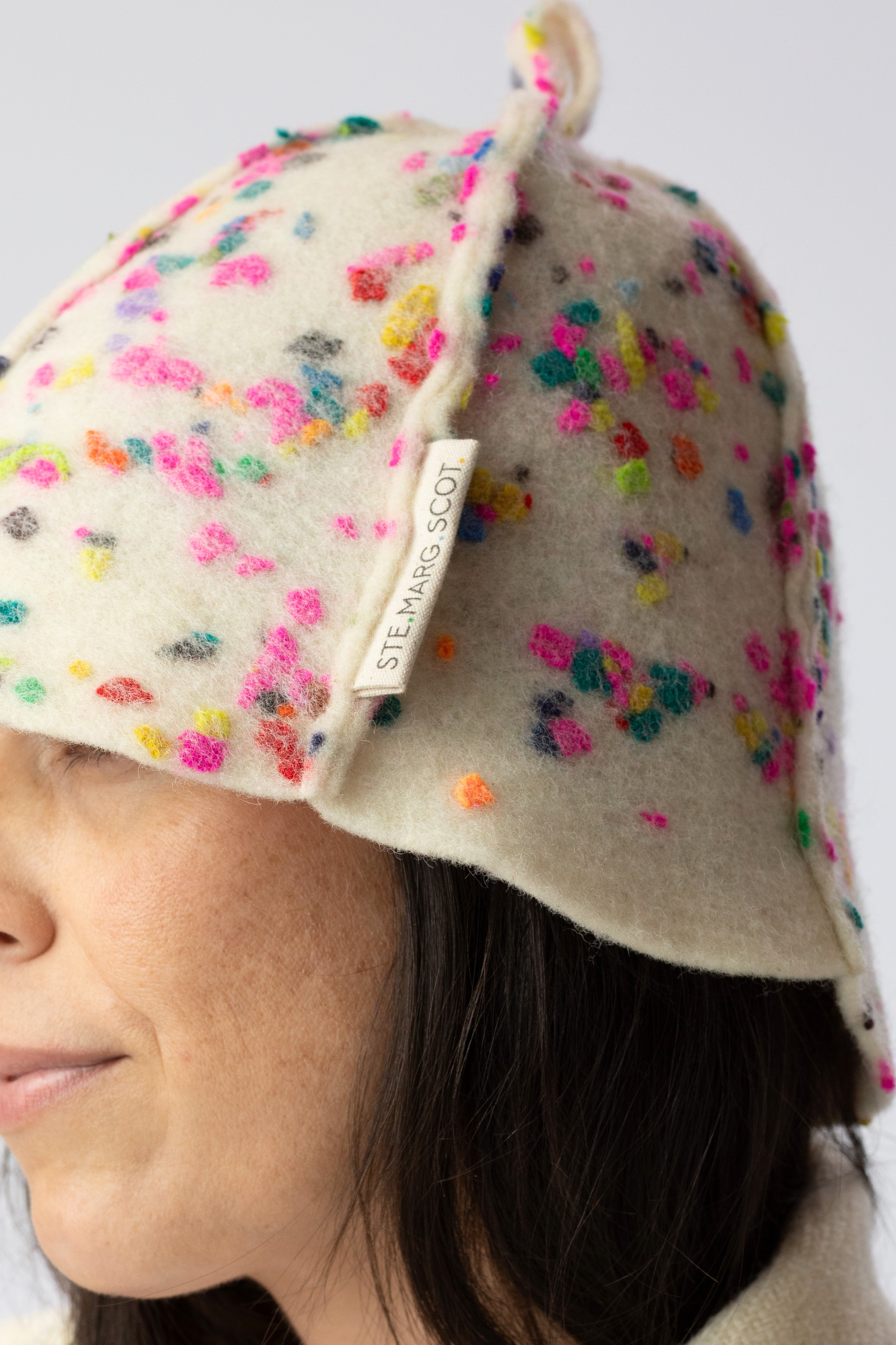 Confetti Wool Sauna Hat