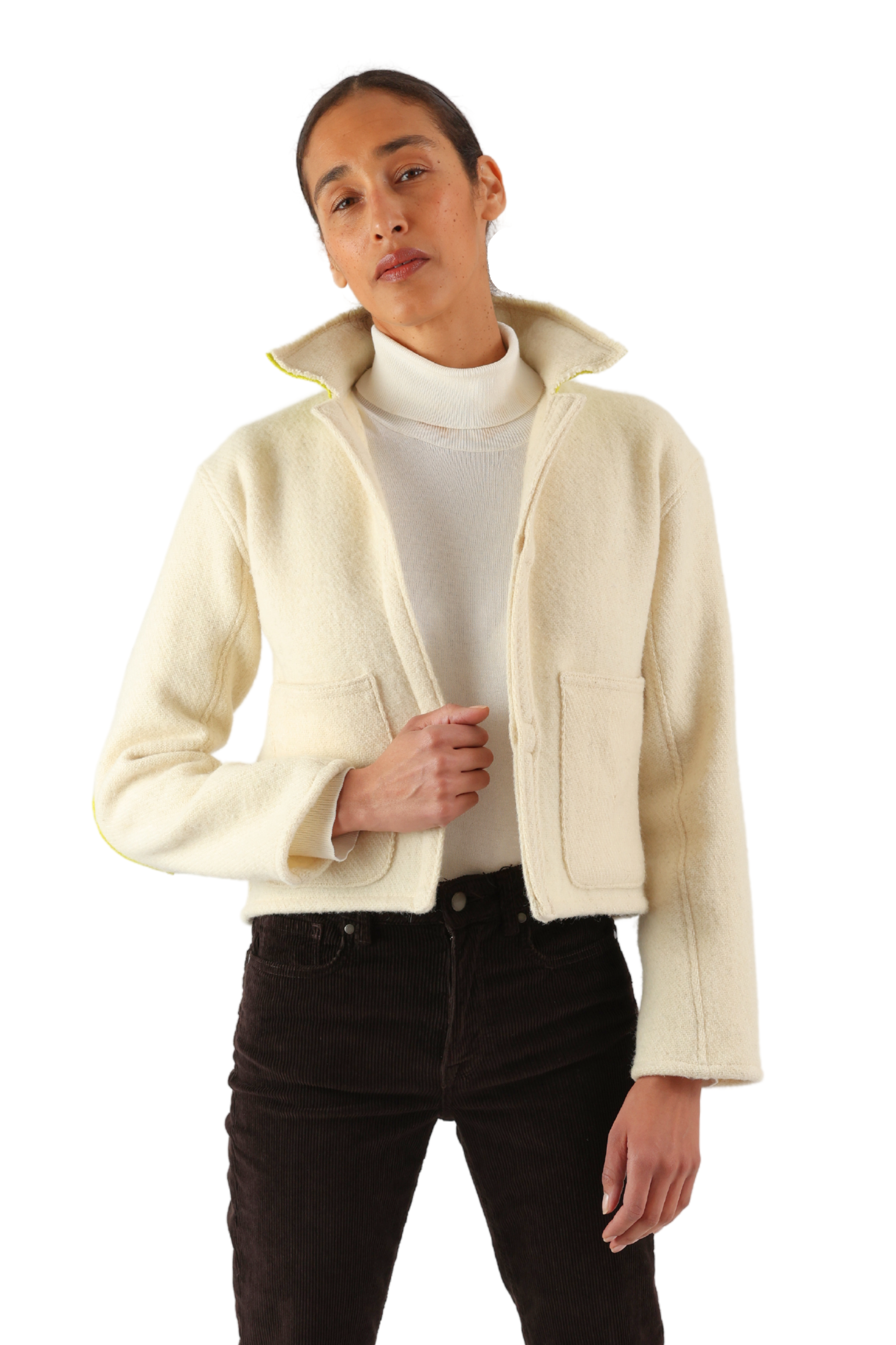 Pure Canadian Wool Bow Jacket