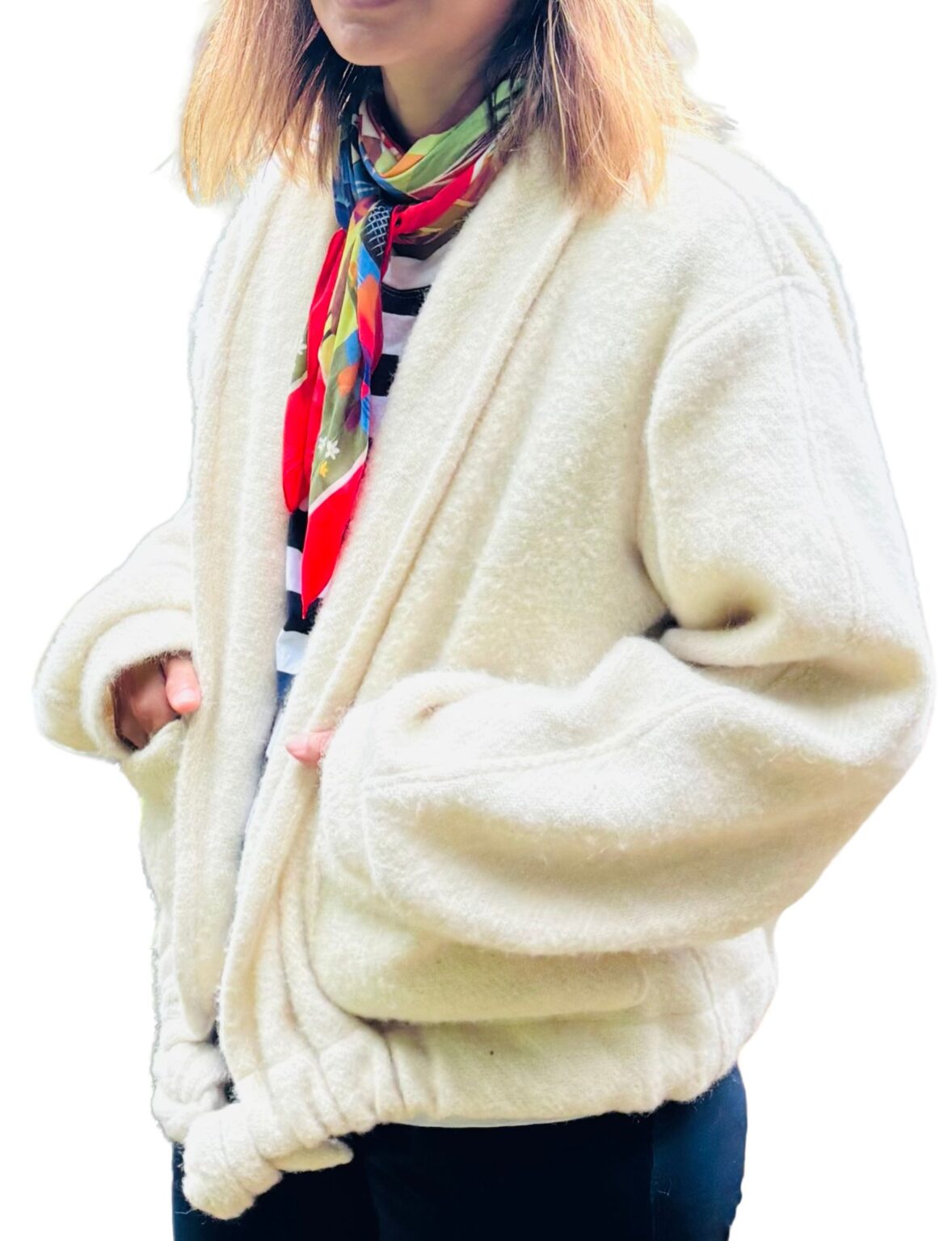 Pure Canadian Wool Crop Jacket