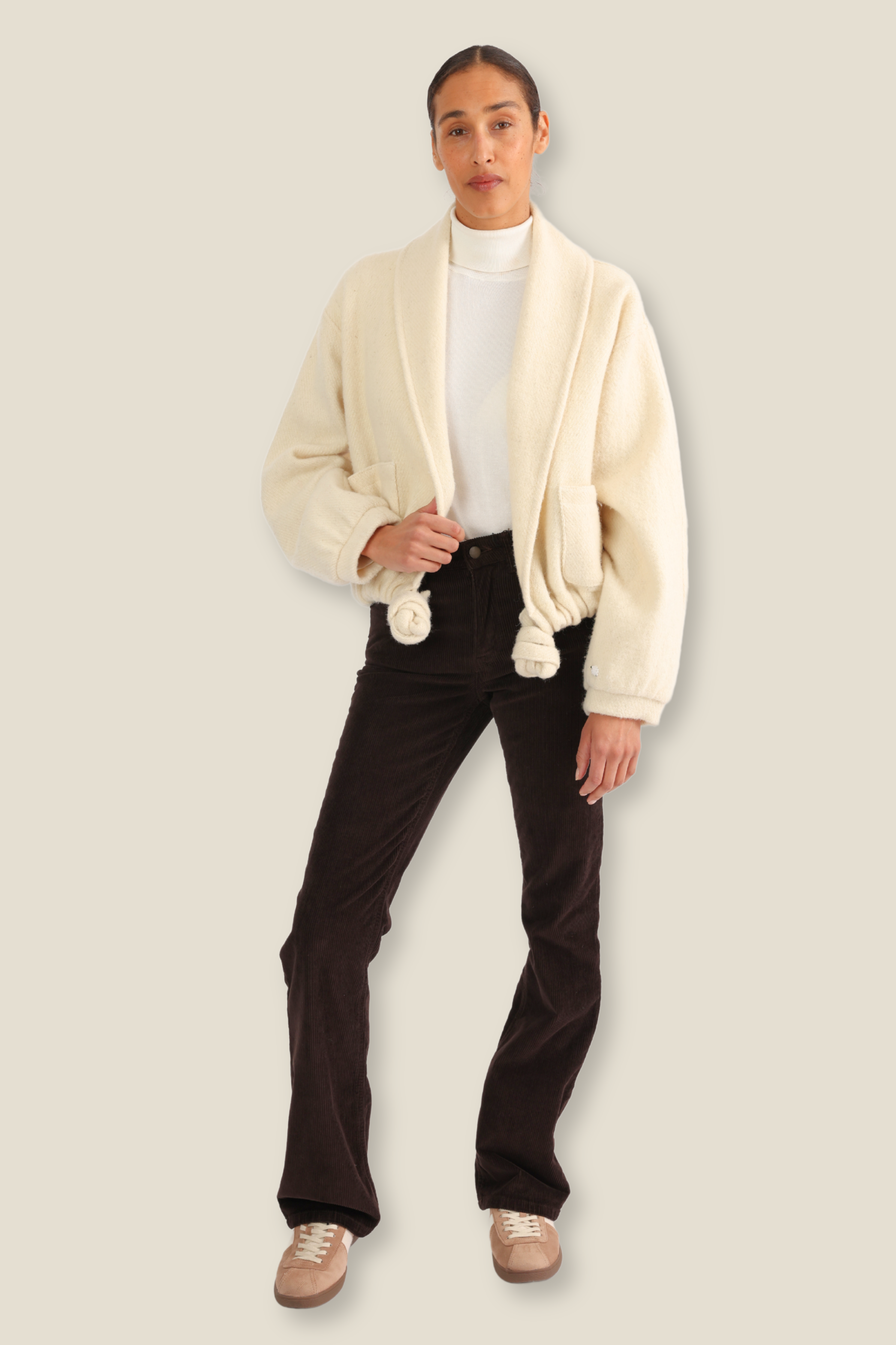 Pure Canadian Wool Crop Jacket