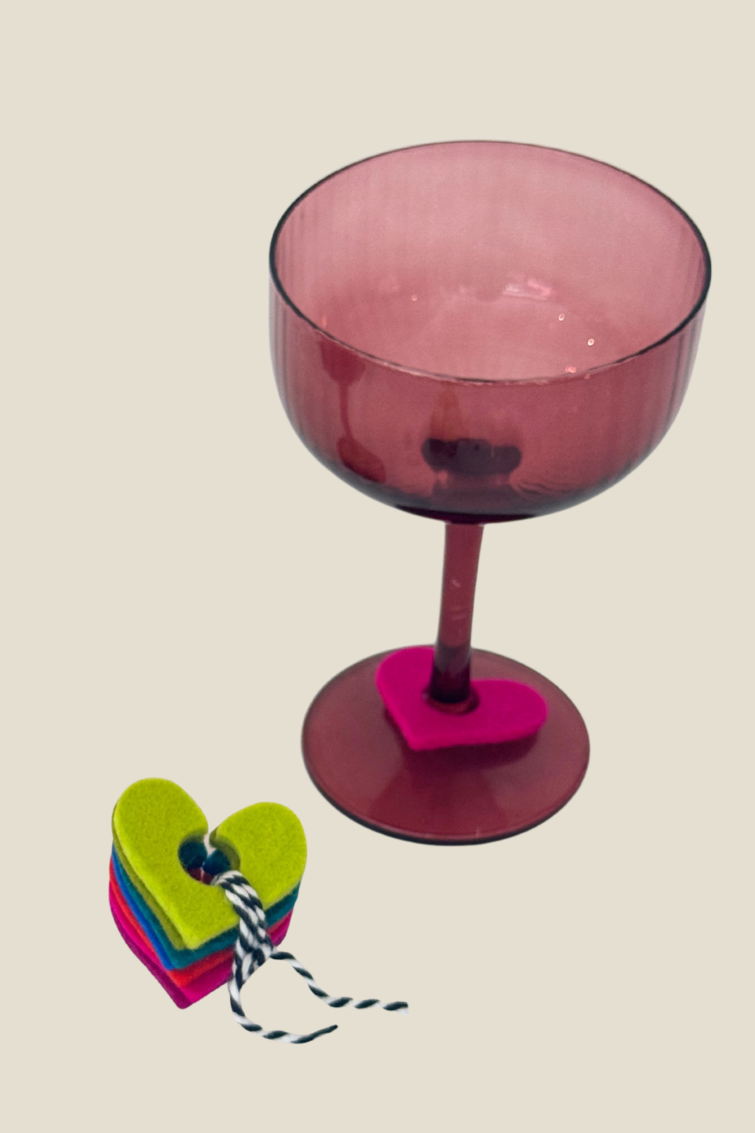 Wool Wine Glass Charms