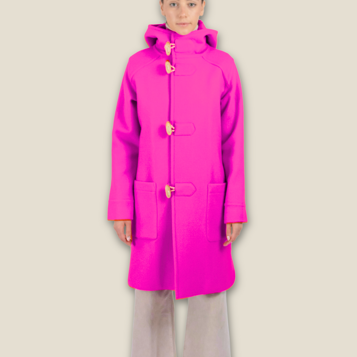 Bowie Coat – Wool Duffle with Toggles | STE.MARG.SCOT.