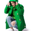 women's green coat