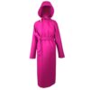 pink wool coat